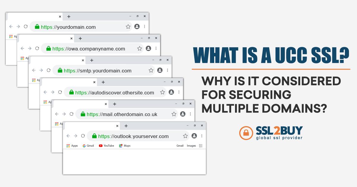 What Is A UCC SSL Why Is It Considered For Securing Multiple Domains