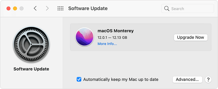 MACos System Update