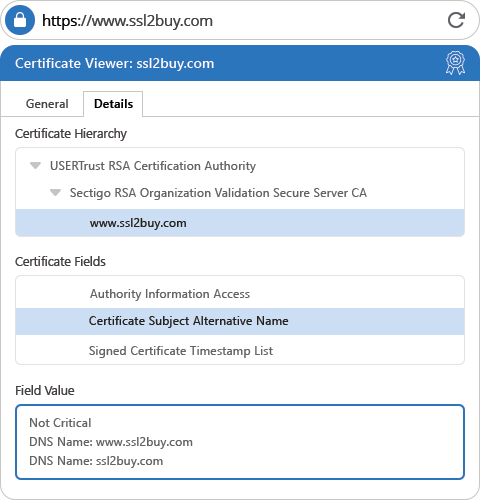 Comodo InstantSSL Pro Details