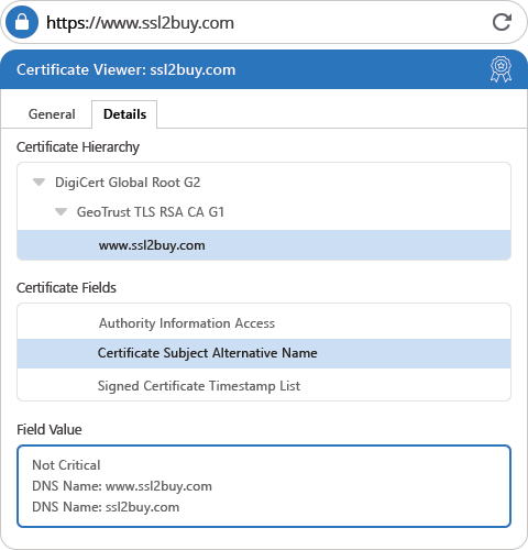 GeoTrust QuickSSL Premium Certificate Flex General