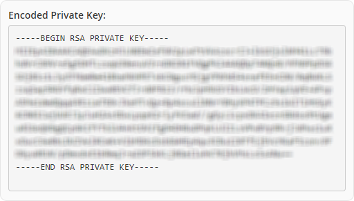 Private Keys